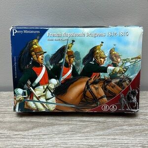 Perry Miniatures: French Napoleonic Dragoons 1812-1815 21 Figures 28mm New